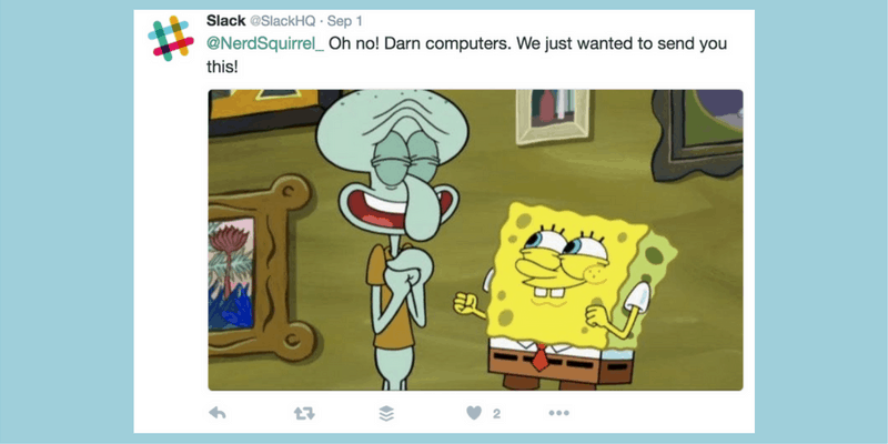 Slack Twitter Account