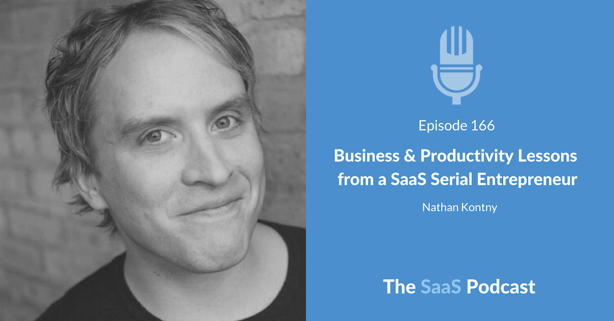 SaaS Serial Entrepreneur - Nathan Kontny